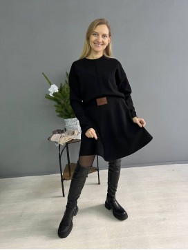 Костюм с юбкой трикотаж