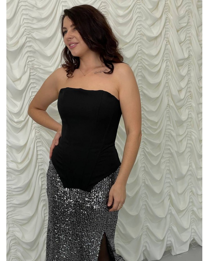 Корсет с фигурным низом Корсет с фигурным низом