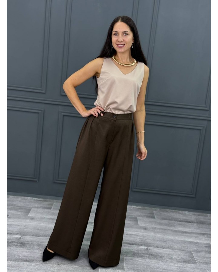 Блузка-майка шампань