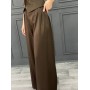 Оверсайз брюки в цвете шоколад