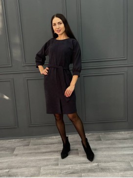 Платье с поясом