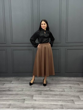 Юбка пышная капучино