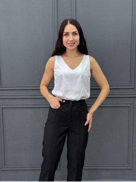 Блузка-майка белая