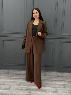 Жакет овер шоколад