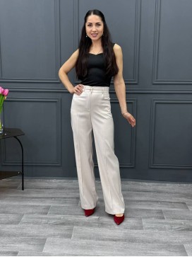 Брюки палаццо молоко