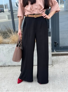 Брюки овер черные Брюки овер черные