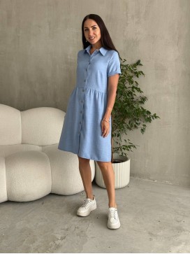 Платье летнее голубое